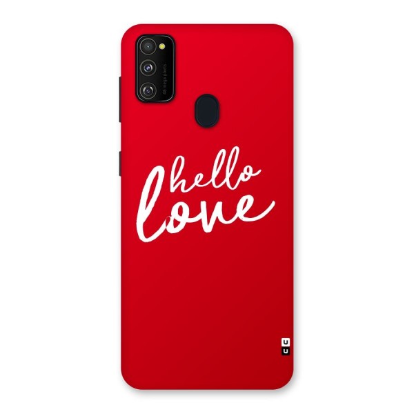 Hello Love Back Case for Galaxy M21