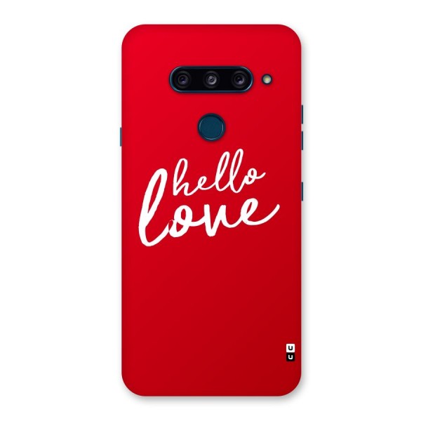 Hello Love Back Case for LG  V40 ThinQ