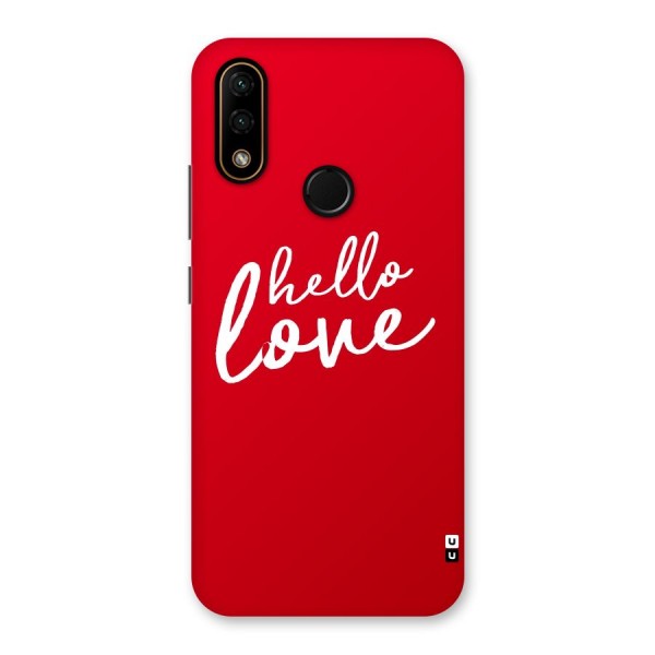 Hello Love Back Case for Lenovo A6 Note