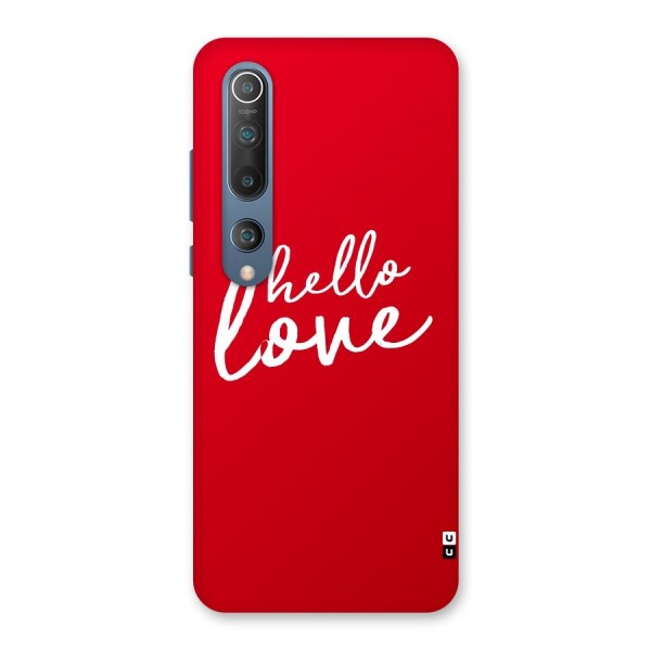 Hello Love Back Case for Mi 10