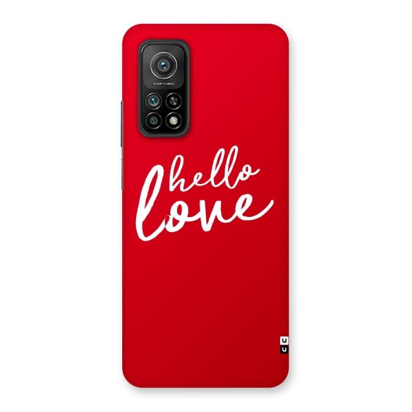 Hello Love Back Case for Mi 10T Pro 5G