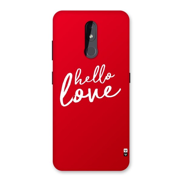 Hello Love Back Case for Nokia 3.2