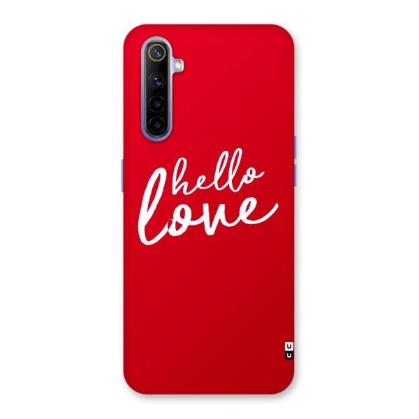 Hello Love Back Case for Realme 6