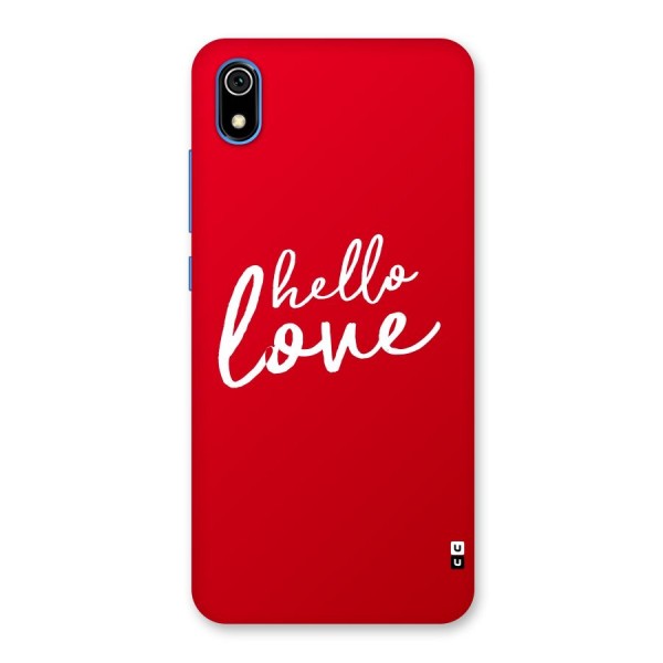 Hello Love Back Case for Redmi 7A