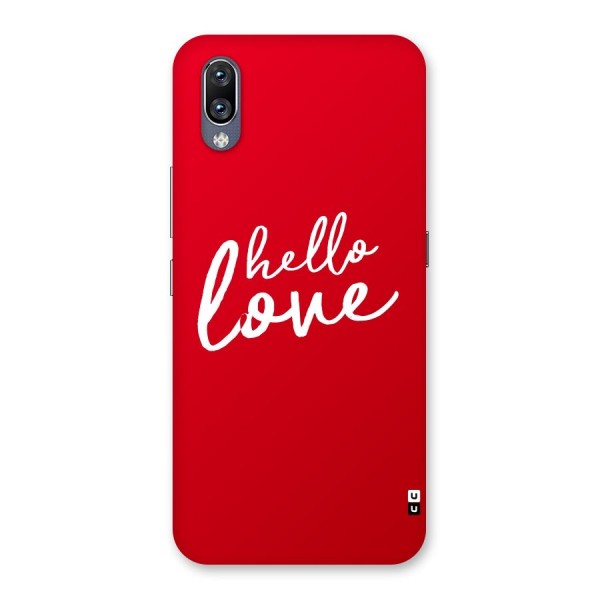 Hello Love Back Case for Vivo NEX