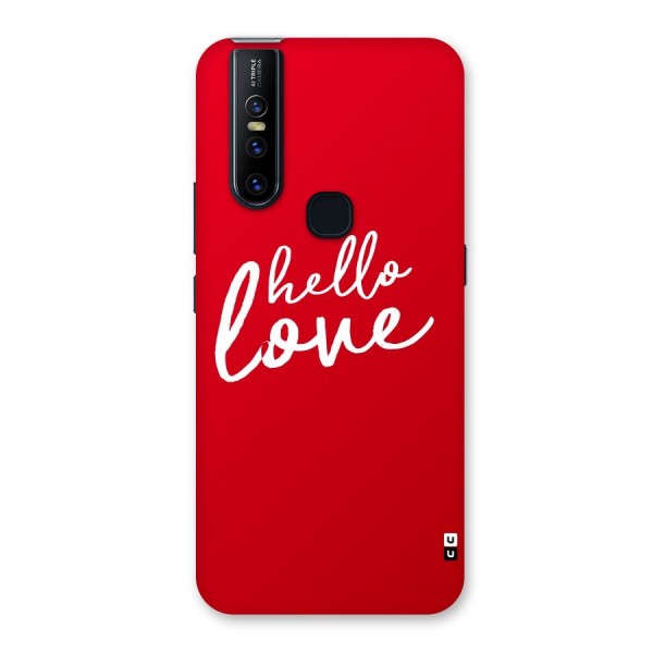 Hello Love Back Case for Vivo V15