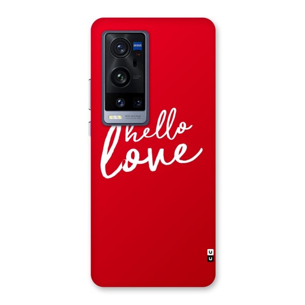 Hello Love Back Case for Vivo X60 Pro Plus