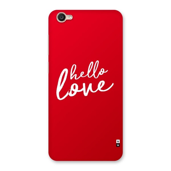 Hello Love Back Case for Vivo Y55s