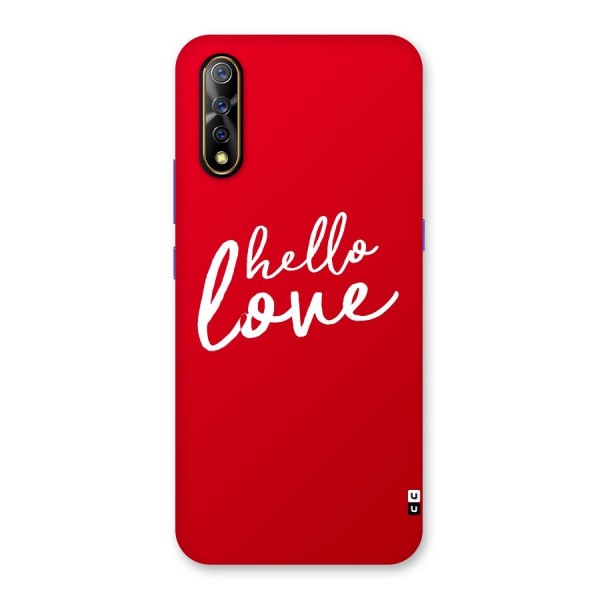 Hello Love Back Case for Vivo Z1x