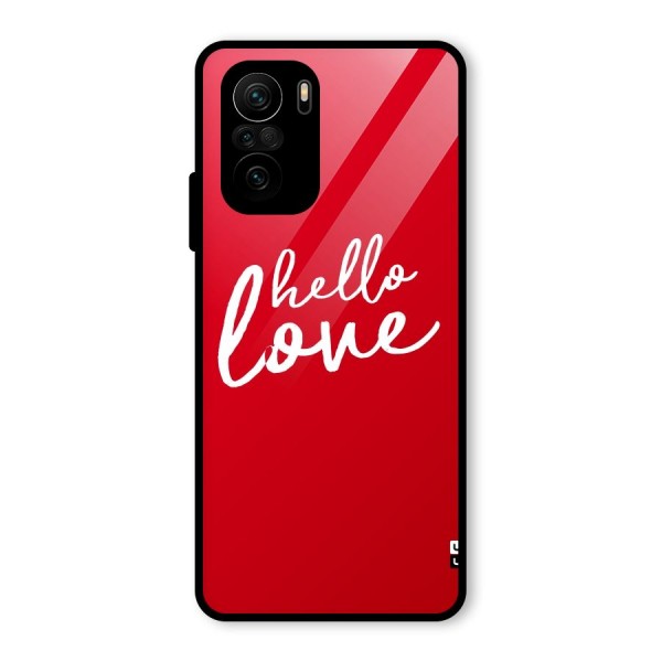 Hello Love Glass Back Case for Mi 11x