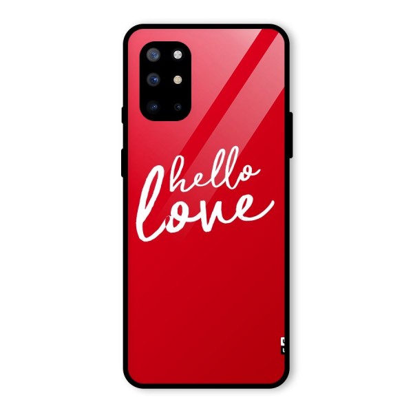 Hello Love Glass Back Case for OnePlus 8T