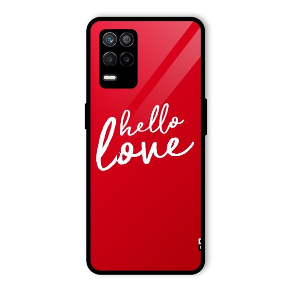 Hello Love Glass Back Case for Realme 9 5G