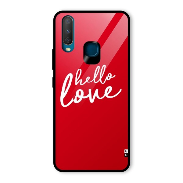 Hello Love Glass Back Case for Vivo Y15