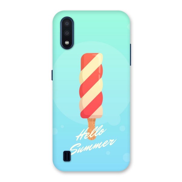 Hello Summer Back Case for Galaxy M01