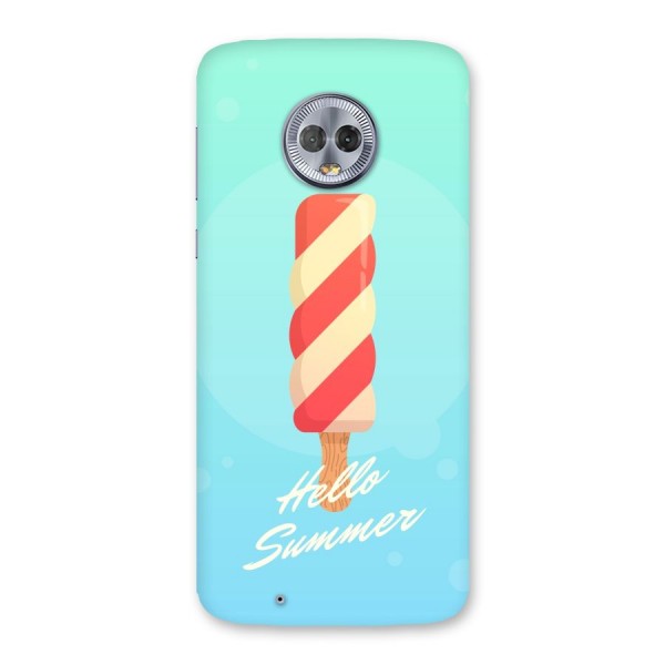 Hello Summer Back Case for Moto G6