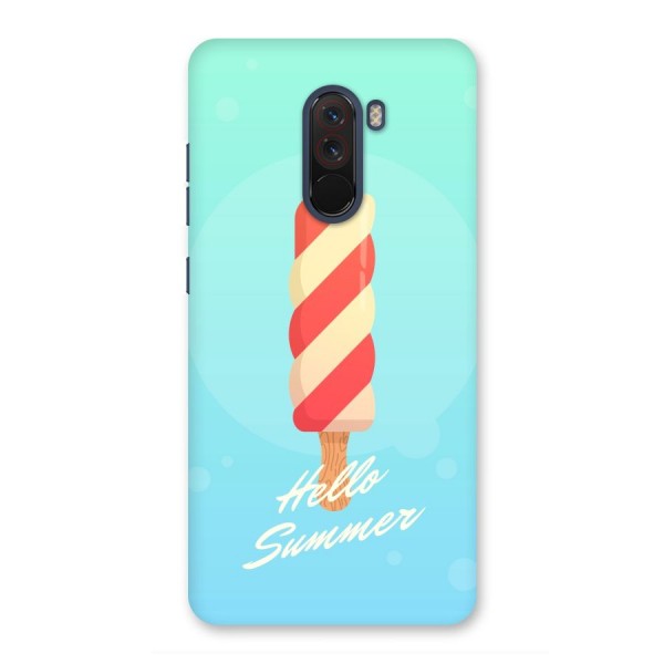 Hello Summer Back Case for Poco F1