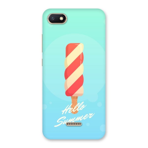 Hello Summer Back Case for Redmi 6A