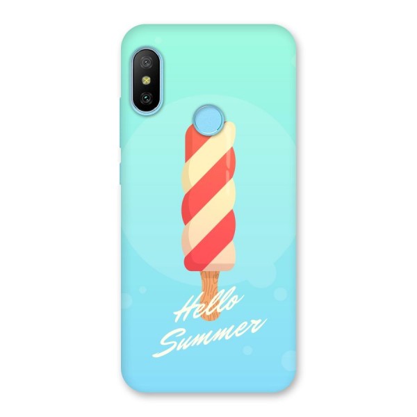 Hello Summer Back Case for Redmi 6 Pro