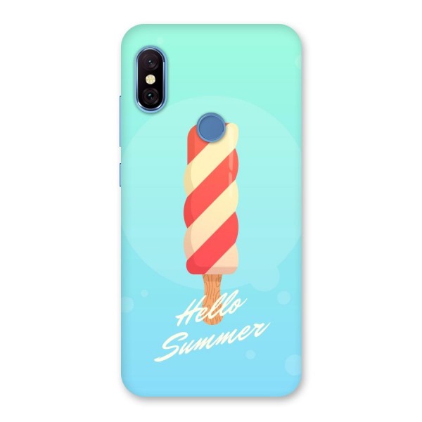 Hello Summer Back Case for Redmi Note 6 Pro