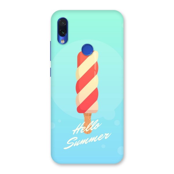 Hello Summer Back Case for Redmi Note 7