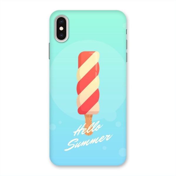 Hello Summer Back Case for iPhone XS Max