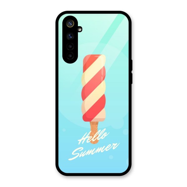 Hello Summer Glass Back Case for Realme 6