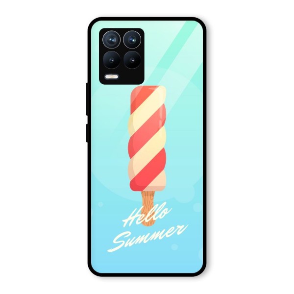 Hello Summer Glass Back Case for Realme 8 Pro