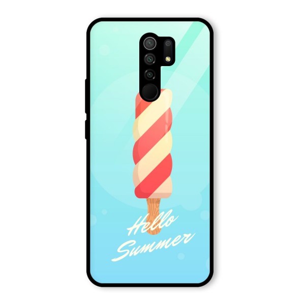 Hello Summer Glass Back Case for Redmi 9 Prime