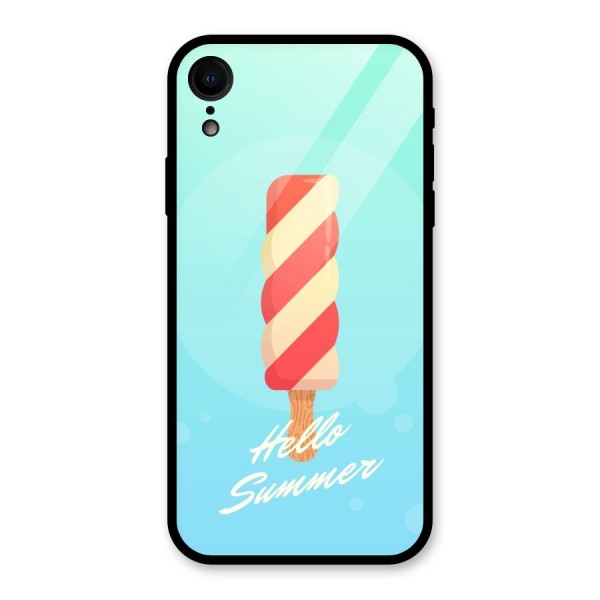 Hello Summer Glass Back Case for XR