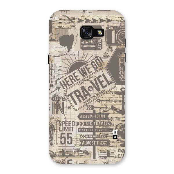 Here We Travel Back Case for Galaxy A7 (2017)