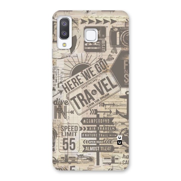 Here We Travel Back Case for Galaxy A8 Star