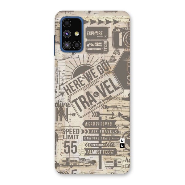 Here We Travel Back Case for Galaxy M51