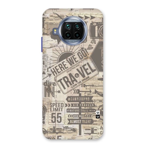 Here We Travel Back Case for Mi 10i