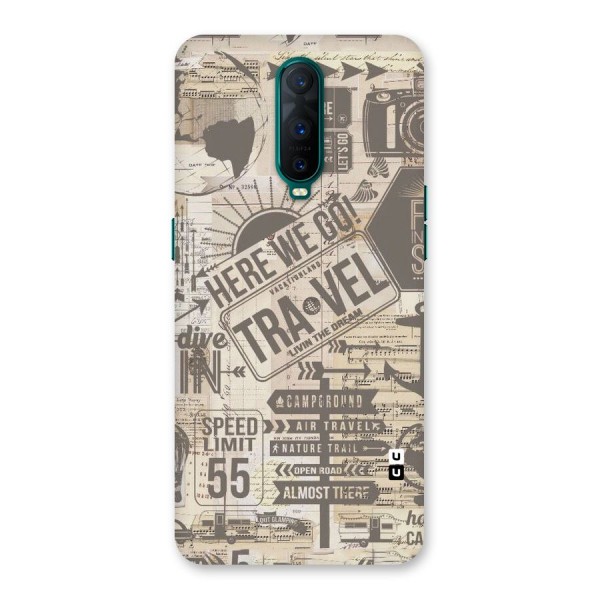 Here We Travel Back Case for Oppo R17 Pro