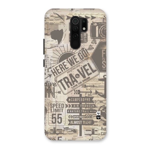 Here We Travel Back Case for Poco M2