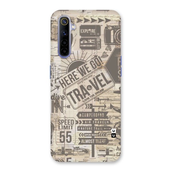 Here We Travel Back Case for Realme 6i