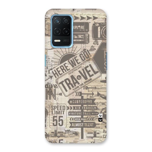 Here We Travel Back Case for Realme 8s 5G