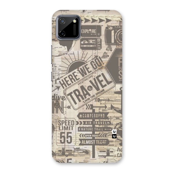 Here We Travel Back Case for Realme C11