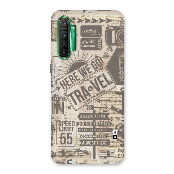 Here We Travel Back Case for Realme X2