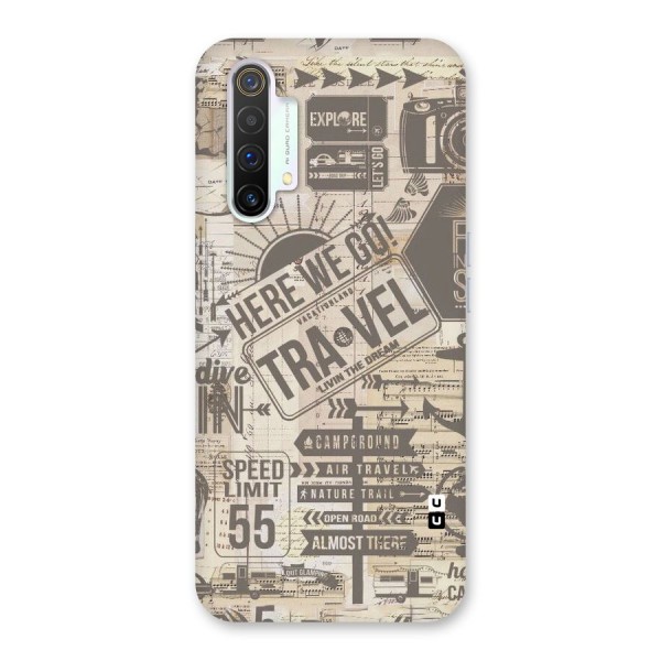 Here We Travel Back Case for Realme X3 SuperZoom