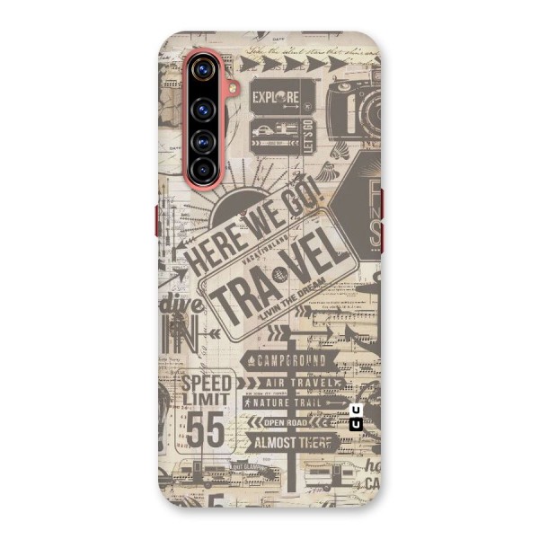 Here We Travel Back Case for Realme X50 Pro