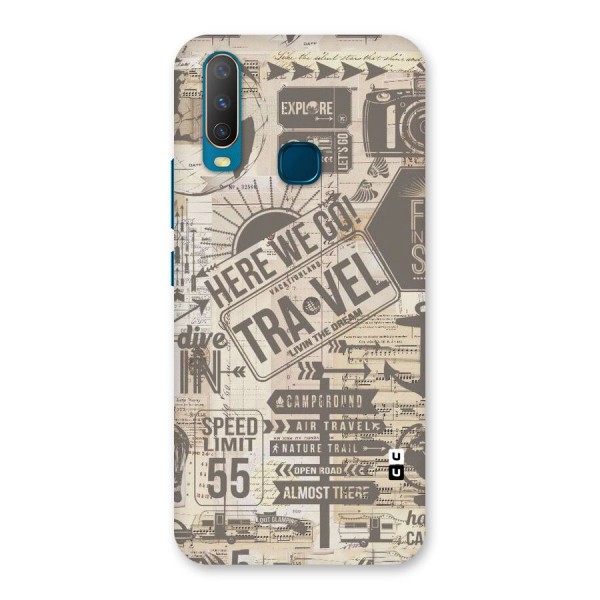 Here We Travel Back Case for Vivo Y15