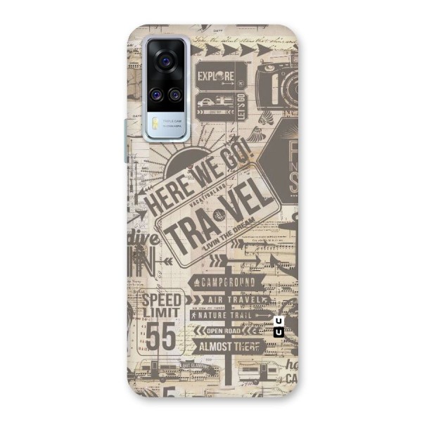 Here We Travel Back Case for Vivo Y51A