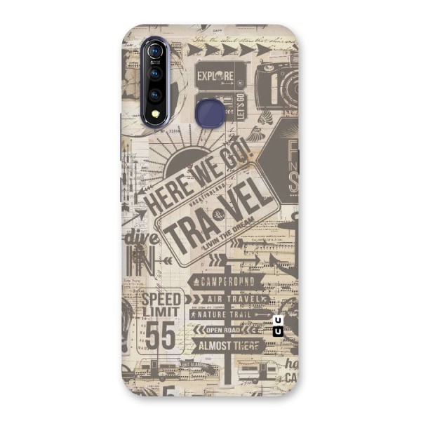 Here We Travel Back Case for Vivo Z1 Pro