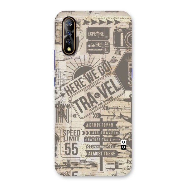 Here We Travel Back Case for Vivo Z1x