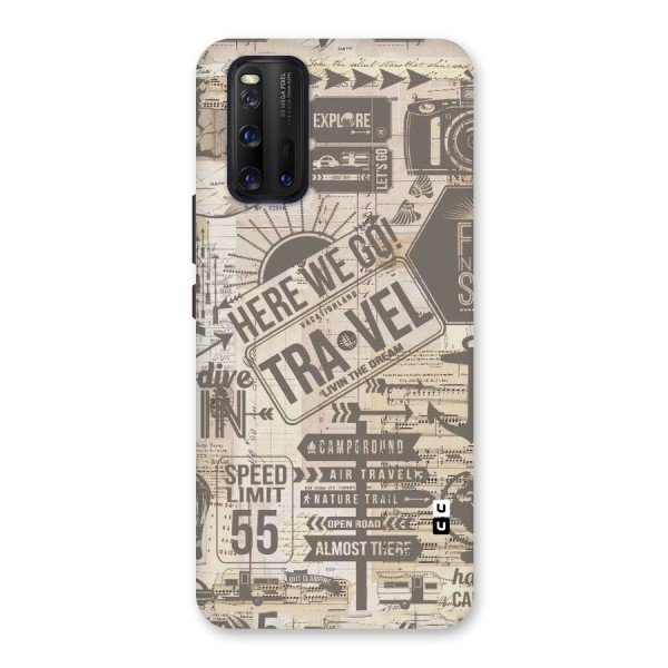 Here We Travel Back Case for Vivo iQOO 3