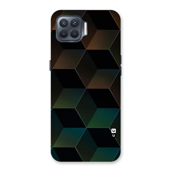 Hexagonal Design Back Case for Oppo F17 Pro