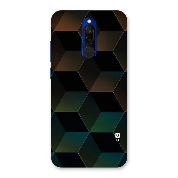 Hexagonal Design Back Case for Redmi 8