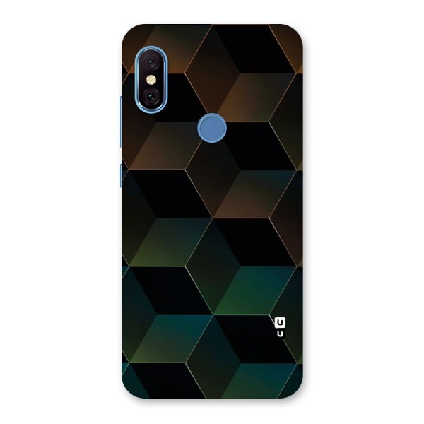 Hexagonal Design Back Case for Redmi Note 6 Pro