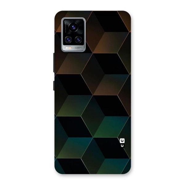 Hexagonal Design Back Case for Vivo V20 Pro